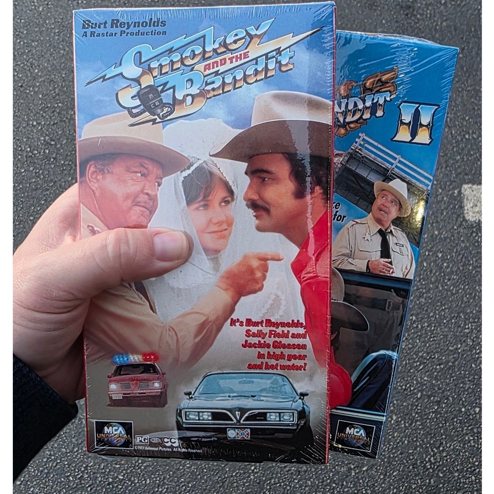 NIB Smokey and the Bandit I and II VHS Movie Tape Burt‎ Reynolds Classic Comedy